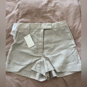 Aritzia Wilfred Layover Linen 3” shorts